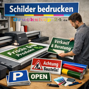 Schilder bedrucken